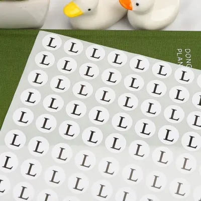 사이즈 표시 스티커 L 10장(1500개)