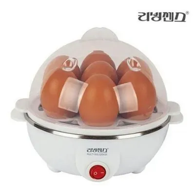 전기 찜기 간편 계란 찜기 주방용 자동 소형 완숙 반숙 스테인레스 다용도 간편식 여행용 과열 조리 멀티