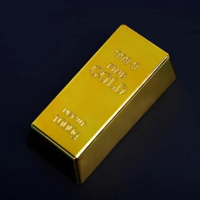 골드바 모형 140g 인테리어소품 재물운소품 금모형 풍수인테리어 개업선물 골드바모형