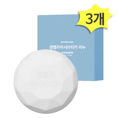 공스킨 센텔라아시아티카 비누 100g x 3개 병풀 추출물 피부진정