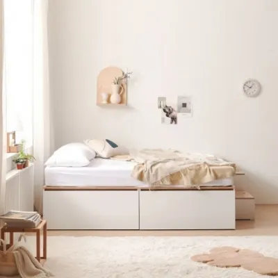 가구산책 대용량 높은수납침대S 빅서랍 SET DN7006