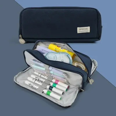 대용량 펜 필통 펜파우치 학생필통 4color LM-0822 LM-1005443