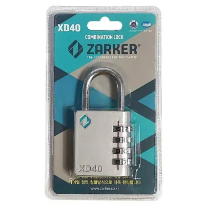 번호다이얼 자커 XD40/번호자물쇠/다이얼/보조키/자전거열쇠/번호키/버튼키