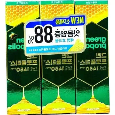 프로폴리스 프레쉬민트 치약 가정용 세트 100g 3개