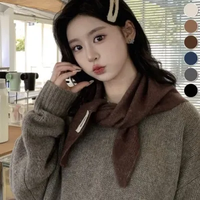 울100% 삼각 쁘띠 머플러
