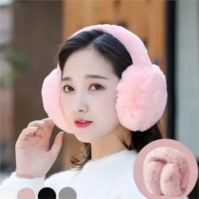 겨울 접이식 귀마개 여성 방한 귀마개 따뜻한 스포츠 방한용 스키 보드 등산 부드러운 휴대용 포근한