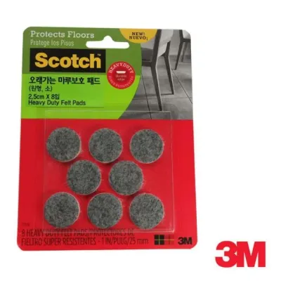 3M 오래가는 마루보호패드 원형 소 2.5cm 8매입 SP870