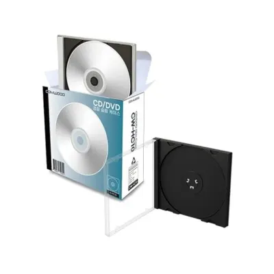 혜명몰 컴우드 CD케이스 경질 반투명 슬림 CW-HC10 - 개 (1개입) CD홀더 CD보관함 DVD정리함 CD정리함 DVD