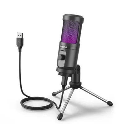 usb 콘덴서 마이크 rgb 게이밍 마이크 고음질 스튜디오 스트리밍 유튜브 컴퓨터 데스크탑 삼각대 스탠드