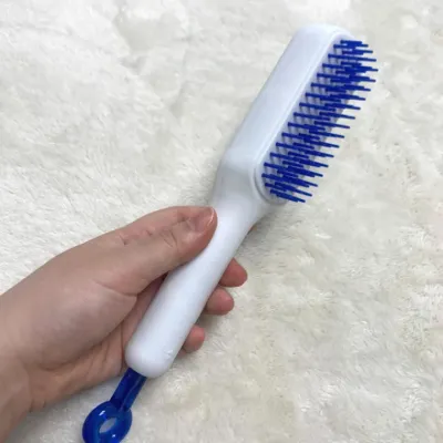 쇽 당기면 머리카락 빠지는 휴대용 머리빗 헤어브러시