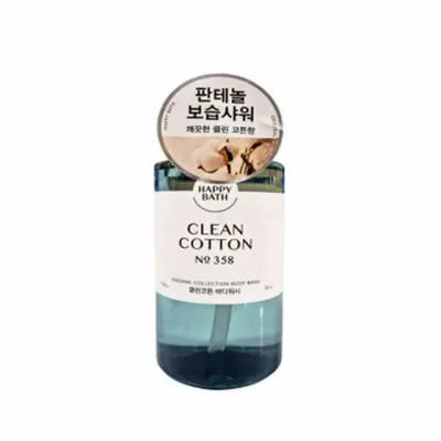 해피바스 바디워시 910g 클린코튼향 데일리 샤워젤