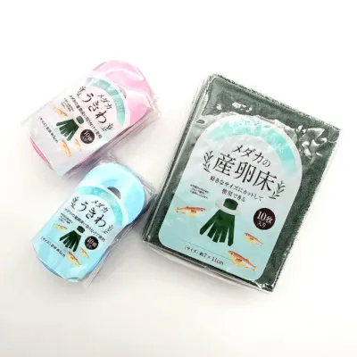 메다카산란상 수세미 우키와 10개 세트 물에뜨는 폭번