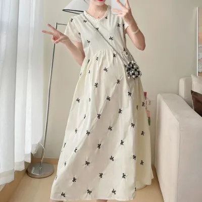 맘콩 원피스임부복 만삭원피스 임산부원피스 임산부옷 여름임부복 임부원피스 임산부치마
