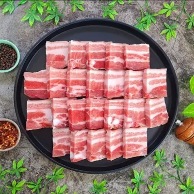 VGD 칠레산 오겹살 미박삼겹 토막절단 5kg