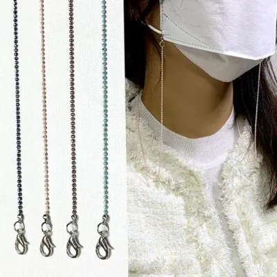 마스크스트랩 컬러구슬 체인 마스크목걸이 마스크줄
