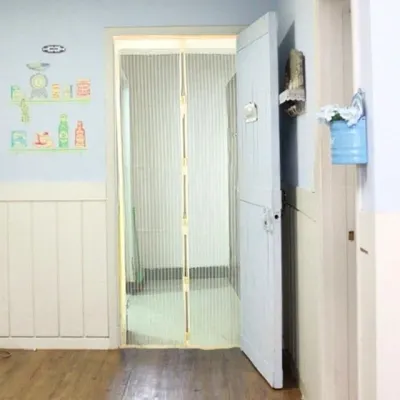 자석 모기장 출입문 아이보리 문용 방충망 90cm
