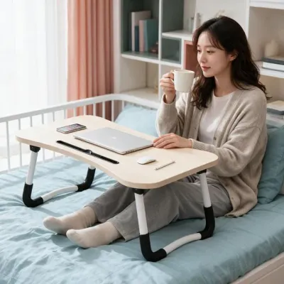 접이식테이블 캠핑테이블 좌식책상 침대책상 거실 공부 독서 작업용