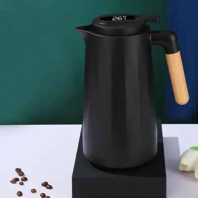 올굿 온도표시 이중 보온주전자 테이블포트