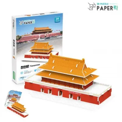 창의조립교구 입체퍼즐게임 창의력완구 두뇌훈련퍼즐 집콕퍼즐놀이 3D입체퍼즐 천안문