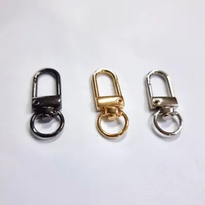 1P 골드 블랙 실버 D링 회전 D고리 키링 부자재