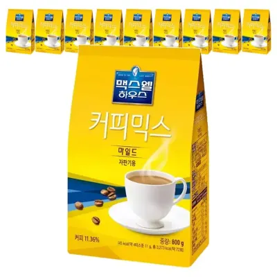맥스웰하우스 마일드 커피믹스 자판기용 800g x 10개