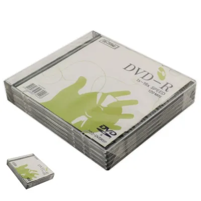 공cd 음반CD 공DVD 공DVD5장 음악CD dvdr 공dvdr DVD-R 16X 120min 슬림케이스 5P