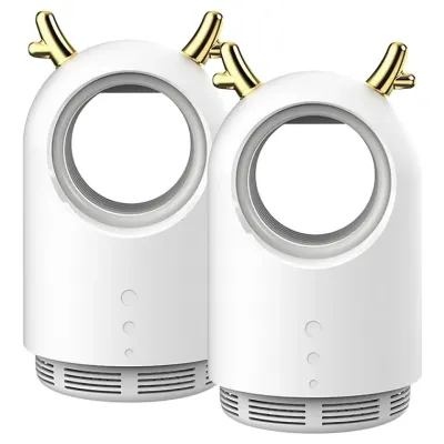1+1 저소음 벌레 포충기 해충 모기 퇴치 LED 트랩 포집기
