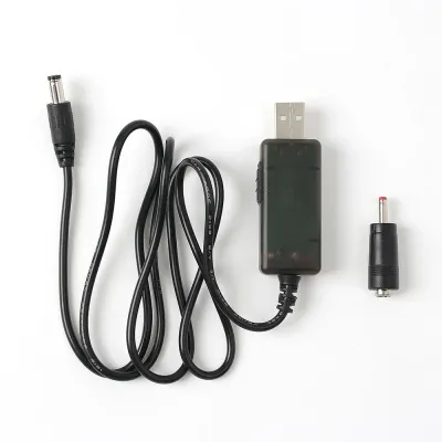 USB전원 승압 케이블 5V to 9V-12V (1M) DC변환젠더