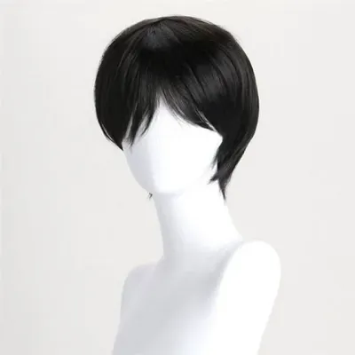 짧은 남성 패션 가발 공연 무대 가발 헤어 자연