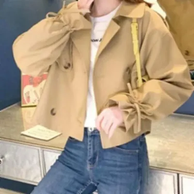 재킷 베이지 가을 여성 숏 아우터