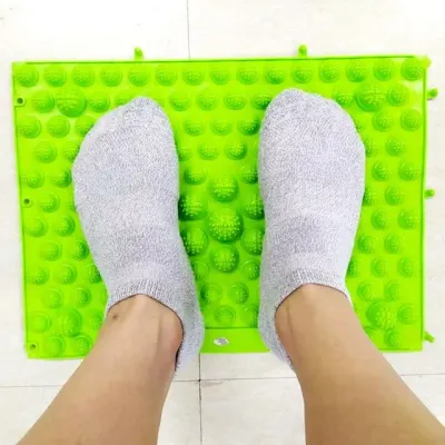 조립식 발 지압판 발마사지매트 발지압블럭 그린