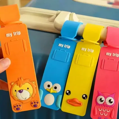 캐릭터 네임택 캐리어 태그 여행가방 키링 이름표 액세서리