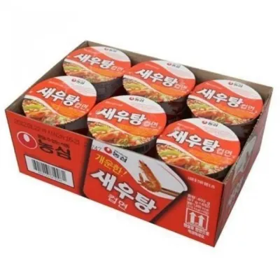 농심 새우탕 소컵 (6개입)