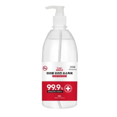 미라클 오리진 겔 손소독제 500ml 99.9%살균소독 에탄올70% 식약처 의약외품 당일발송