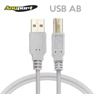 [애니포트]USB케이블 USB2.0 AM/BM 프린터케이블 USB20AB018 1.8M