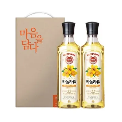 사조해표 카놀라유 500ml 2입