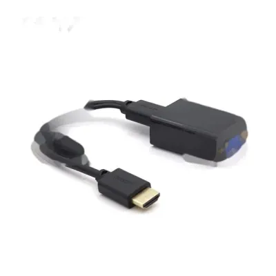 HDMI 오디오 지원 케이블형 모니터 빔프로젝터 연결 전원연결 to VGA 컨버터 D SUB HDMI선 모니터케이블