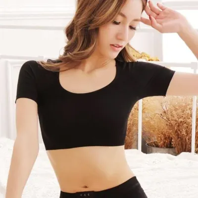 여름 겨땀숏탑 겨드랑이 땀흡수 패드 브라 이너 숏탑 겨드랑이땀
