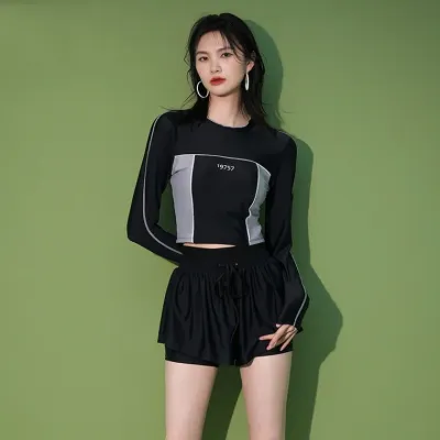 여성 긴팔 수영복세트