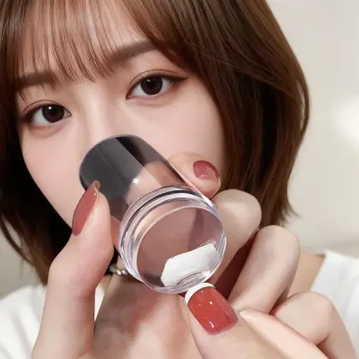 프렌치네일 스탬프 실리콘 도장 셀프 네일아트 스크래퍼 뷰티 도구