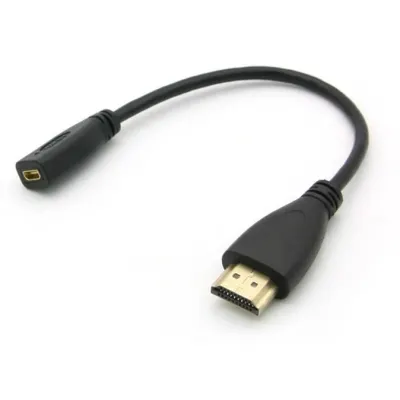 HDMI 젠더 Micro HDMI(F) - HDMI(M) 20cm 케이블