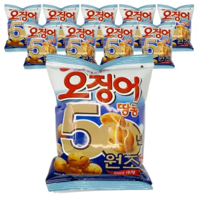 오리온 오징어땅콩 98g x 10개
