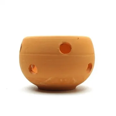 황토빛 타공 토분 앵두 실내 재배용 토분 화분난 정원용 12x9cm