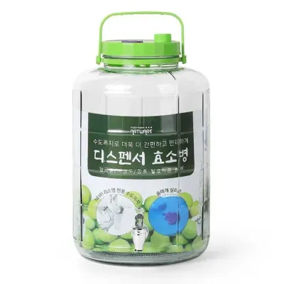 디스펜서 과실주 효소 과실주병 유리병 담금주병 유리술병 용기 유리 매실