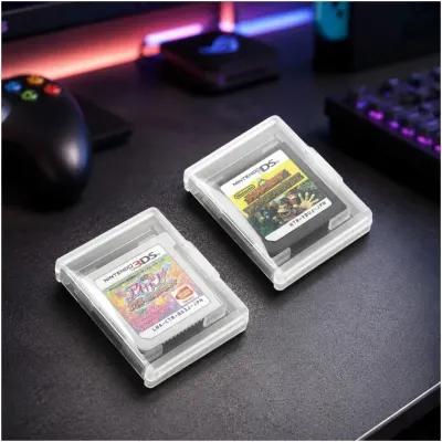 닌텐도 DS 3DS 게임팩 케이스 투명 하드 칩 카트리지 보관 수납함 보호 상자 알팩 먼지방지