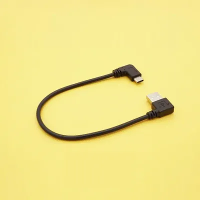 USB 3.1 젠더 Type C USB 2.0 A M-M 우향꺾임 25cm