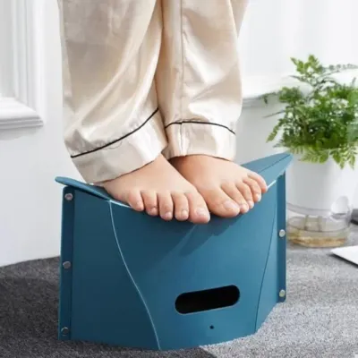 파랑 미니 접이식 간이의자 휴대용 폴딩스툴 캠핑의자 경량 미니스툴 접이식 스툴