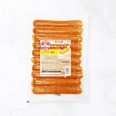 VDF 도나우 100gx10개 카레맛소세지