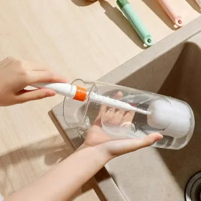 브러쉬 수세미 텀블러 컵 세척솔 1P 색상랜덤