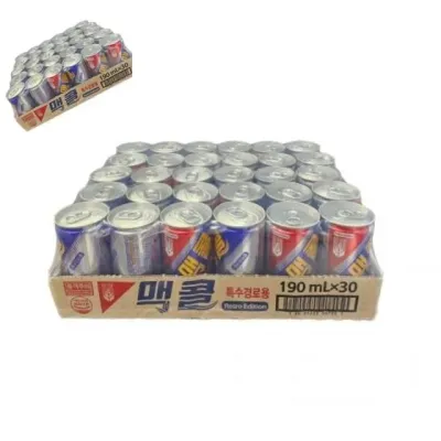 일화 맥콜 미니 캔 음료 190ml x 30개입 음료수 탄산음료 보리탄산음료 미니캔탄산 190ml휴대용 가정용음료